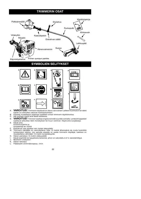 Mode d'emploi PARTNER PART COLIBRI 21CC