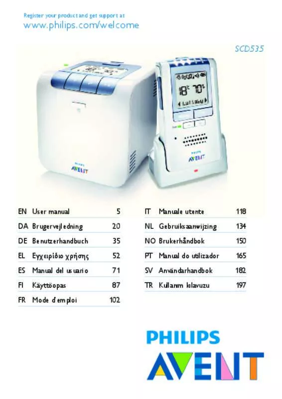 Mode d'emploi PHILIPS AVENT SCD535