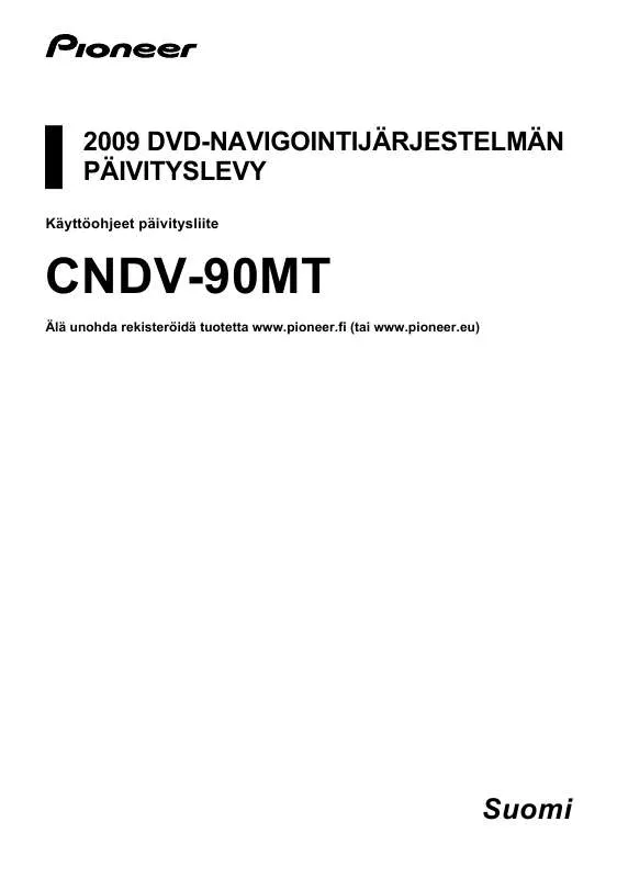 Mode d'emploi PIONEER CNDV-90MT