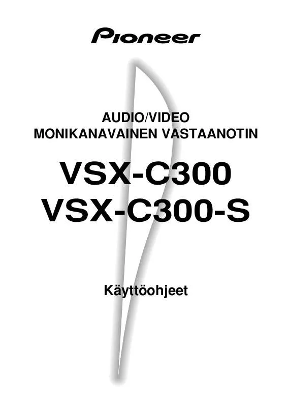 Mode d'emploi PIONEER VSX-C300(-S)