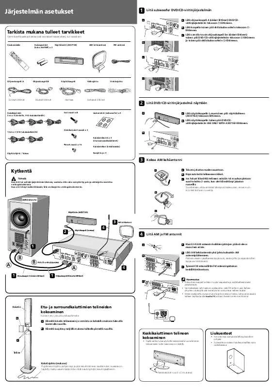 Mode d'emploi PIONEER XV-DV990