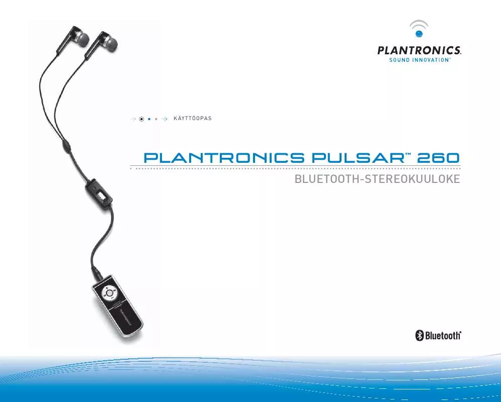 Mode d'emploi PLANTRONICS PULSAR 260