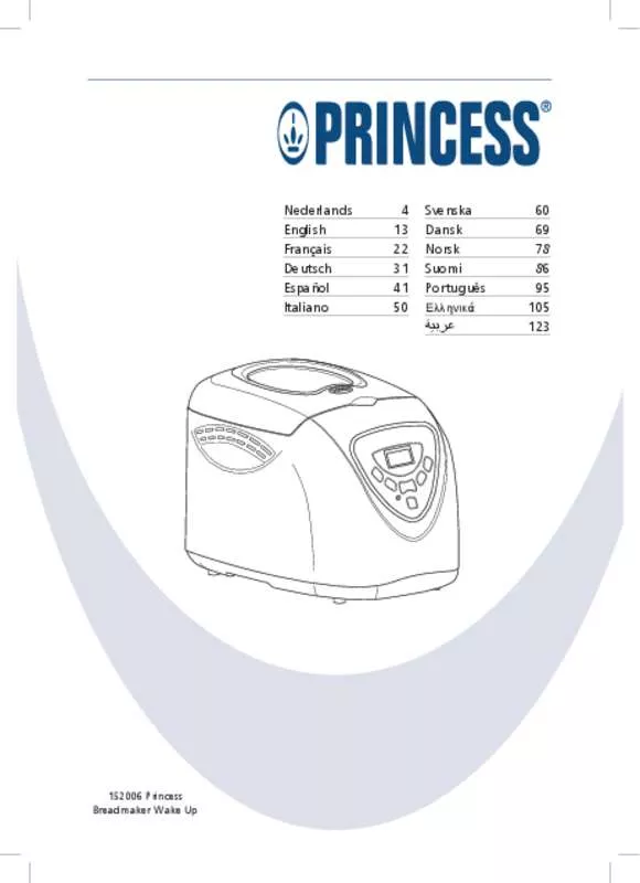 Mode d'emploi PRINCESS 152006