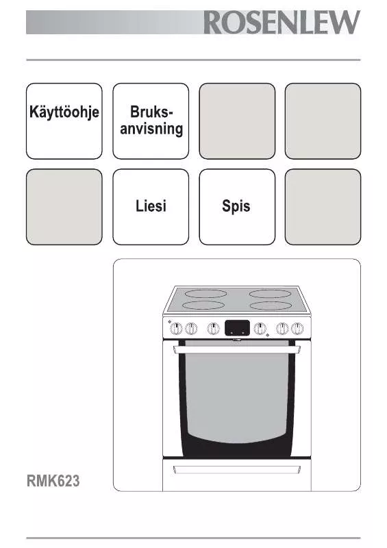 Mode d'emploi ROSENLEW RMK623