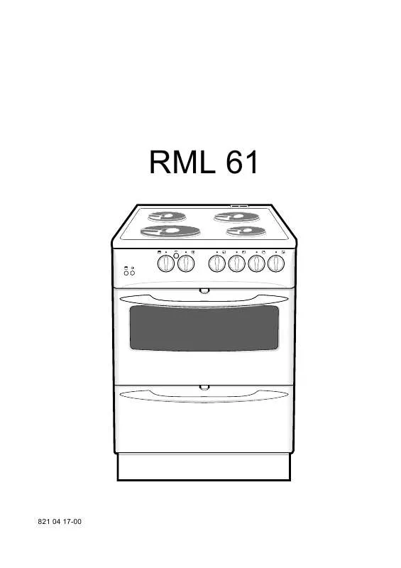 Mode d'emploi ROSENLEW RML61