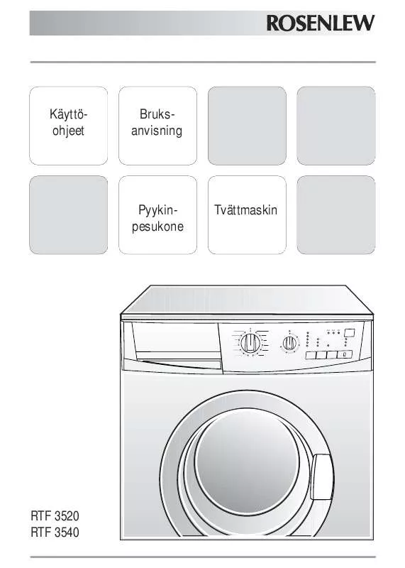 Mode d'emploi ROSENLEW RTF3520