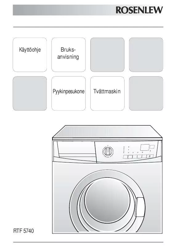 Mode d'emploi ROSENLEW RTF5740