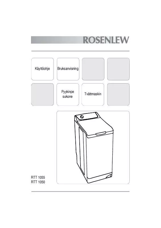 Mode d'emploi ROSENLEW RTT1050