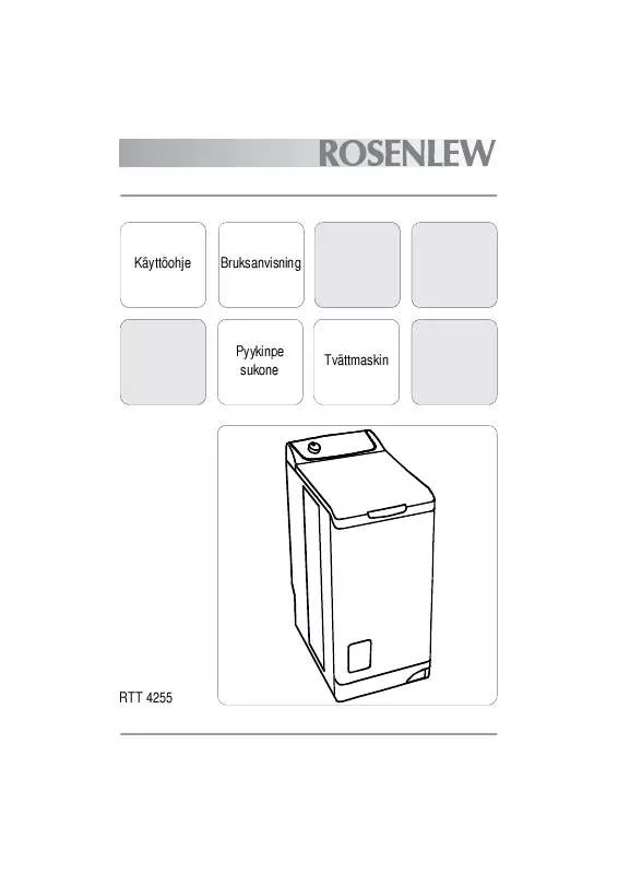 Mode d'emploi ROSENLEW RTT4255