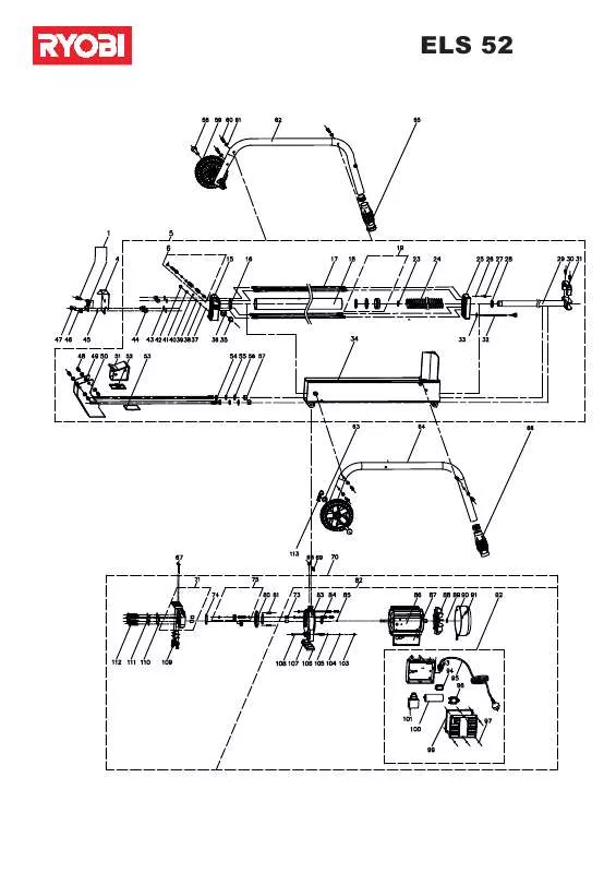 Mode d'emploi RYOBI ELS 52