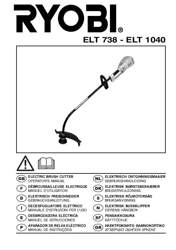 Mode d'emploi RYOBI ELT 1040