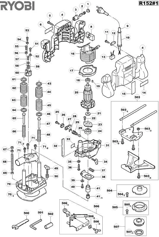 Mode d'emploi RYOBI R152-1