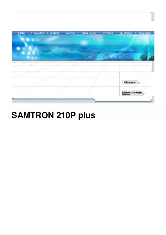 Mode d'emploi SAMSUNG SYNCMASTER 210P PLUS