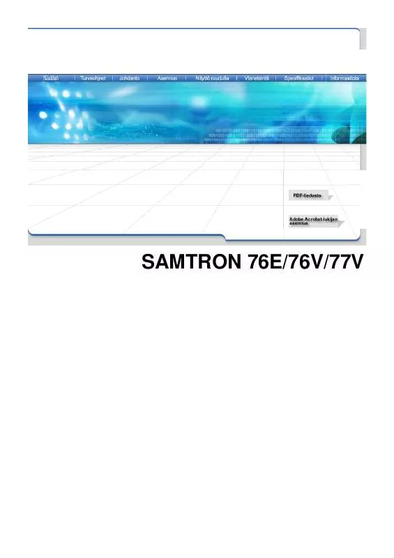 Mode d'emploi SAMSUNG SYNCMASTER 76E