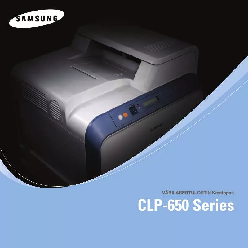 Mode d'emploi SAMSUNG CLP-650