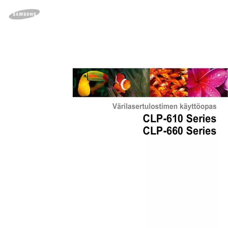 Mode d'emploi SAMSUNG CLP-660ND