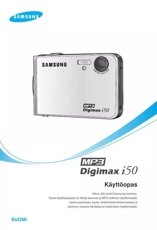 Mode d'emploi SAMSUNG DIGIMAXI50