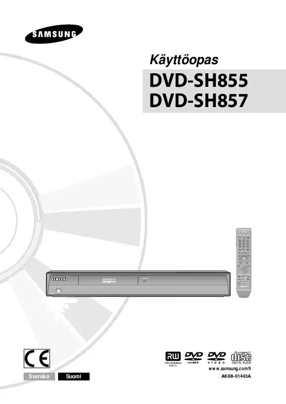 Mode d'emploi SAMSUNG DVD-SH855