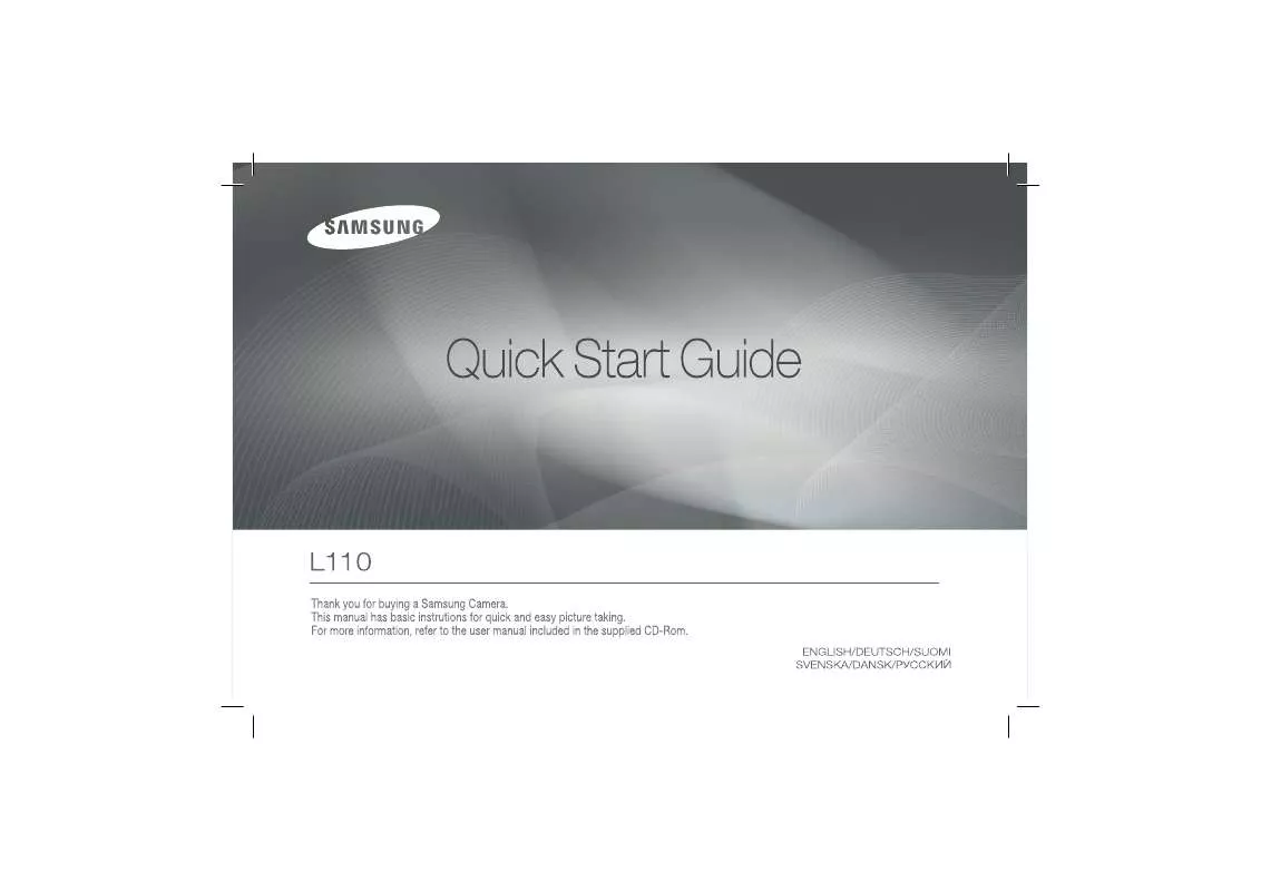 Mode d'emploi SAMSUNG EC-L110