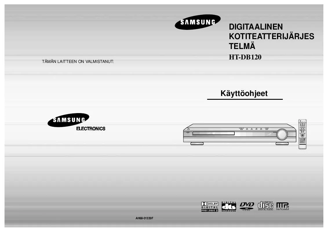 Mode d'emploi SAMSUNG HT-DB120