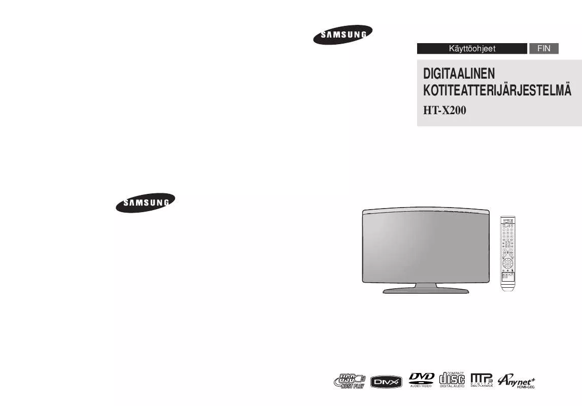 Mode d'emploi SAMSUNG HT-X200R