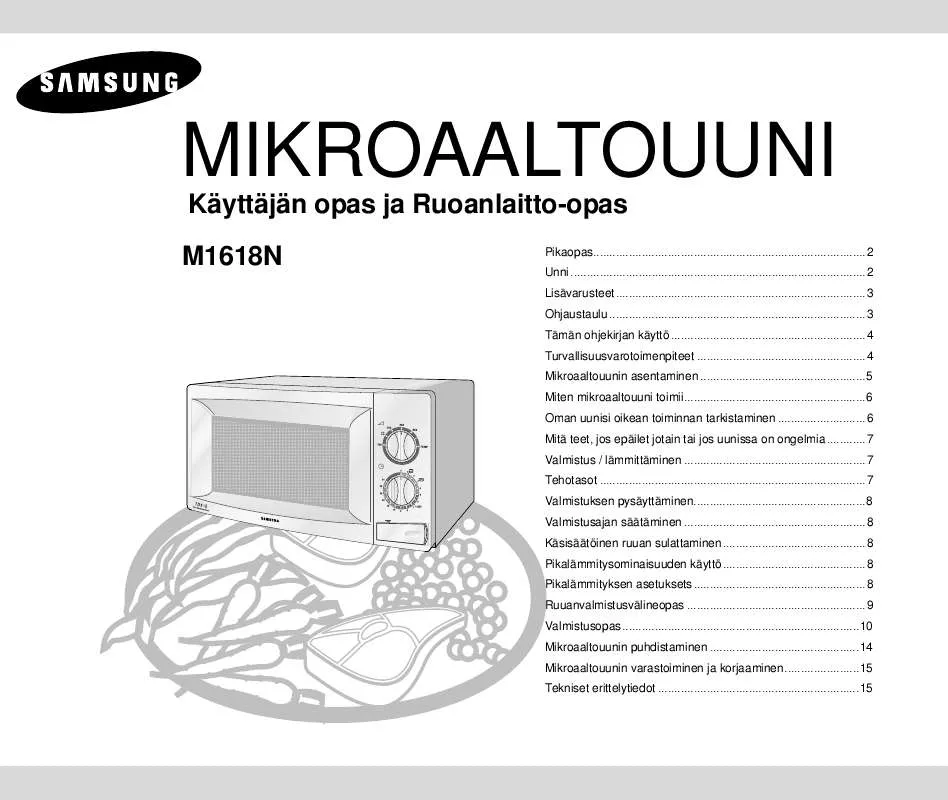 Mode d'emploi SAMSUNG M1618N