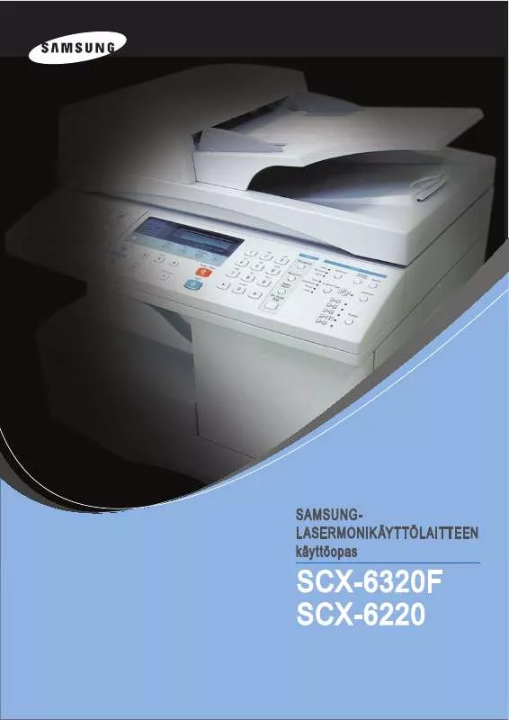 Mode d'emploi SAMSUNG SCX-6220