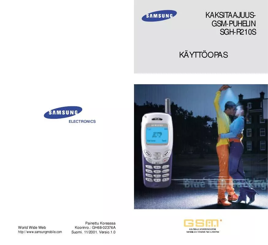 Mode d'emploi SAMSUNG SGH-R210LB