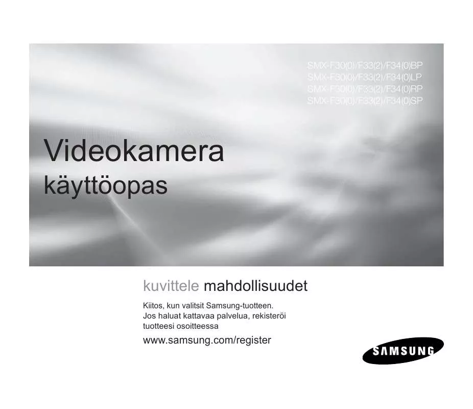 Mode d'emploi SAMSUNG SMX-F300BP