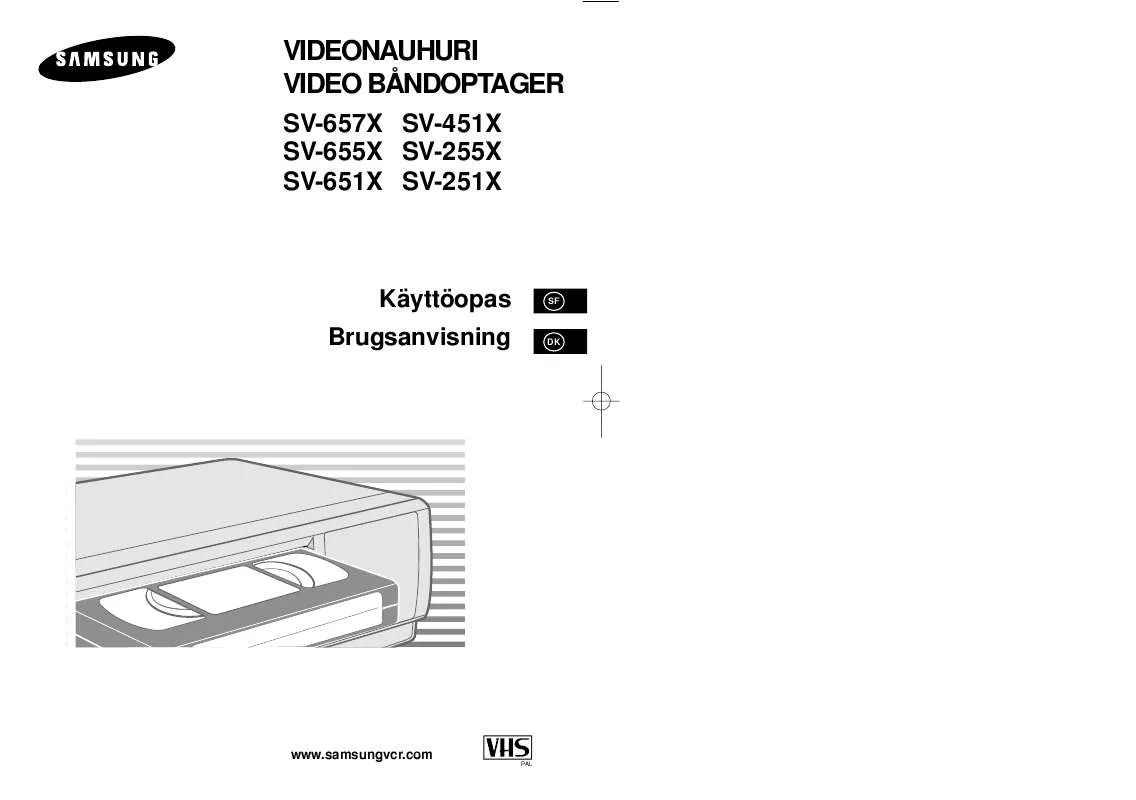 Mode d'emploi SAMSUNG SV-657X
