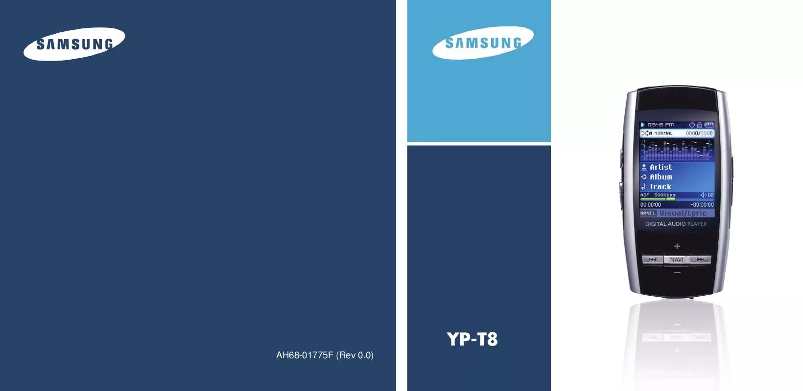 Mode d'emploi SAMSUNG YP-T8X