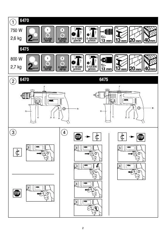 Mode d'emploi SKIL 6470