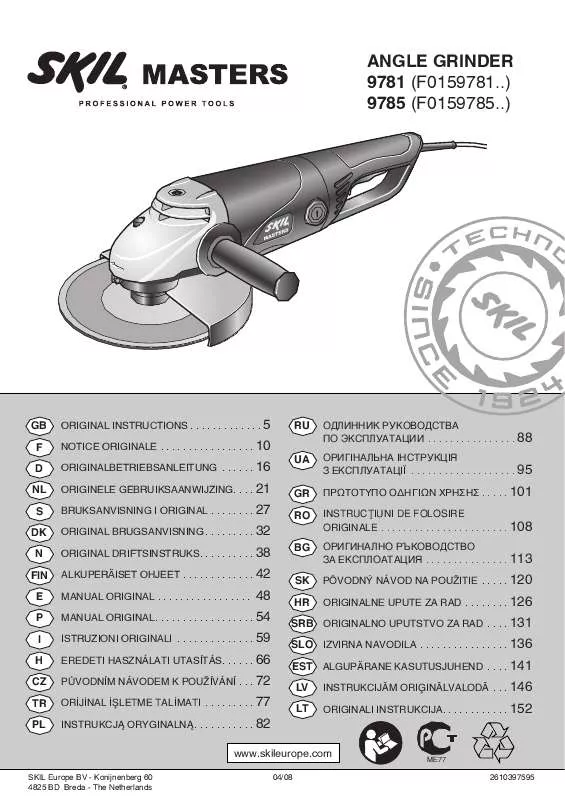 Mode d'emploi SKIL 9781