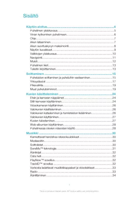 Mode d'emploi SONY ERICSSON HAZEL