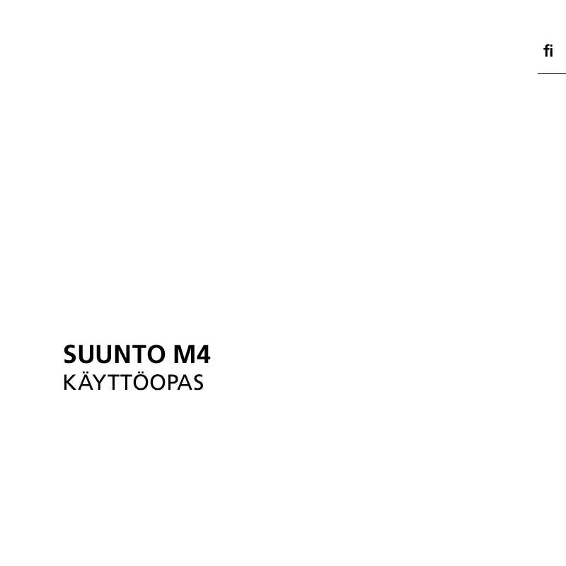 Mode d'emploi SUUNTO M4