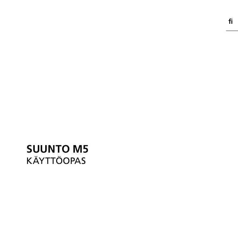 Mode d'emploi SUUNTO M5