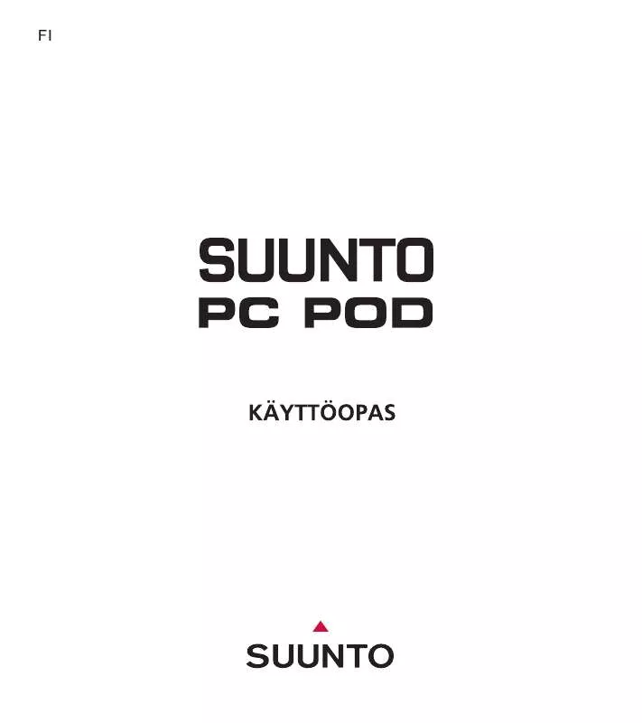 Mode d'emploi SUUNTO PC POD