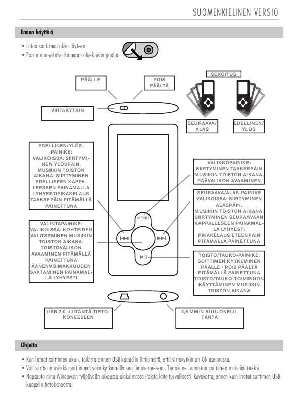 Mode d'emploi SWEEX MP520SE