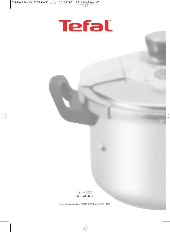 Mode d'emploi TEFAL CLIPSO BASIC