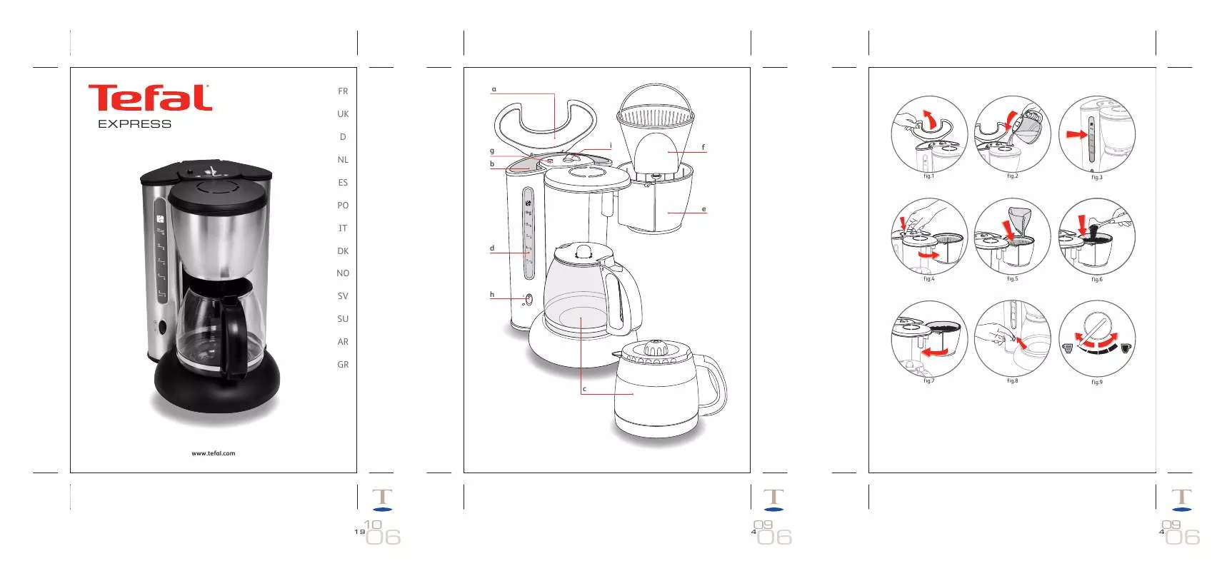 Mode d'emploi TEFAL CM4155