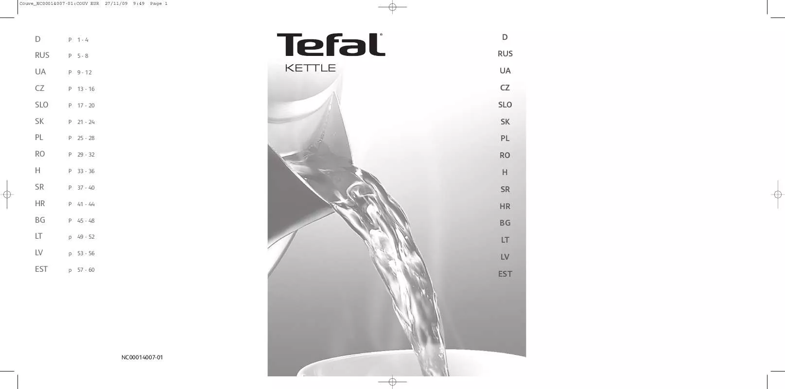 Mode d'emploi TEFAL EXPRESS BIAŁY