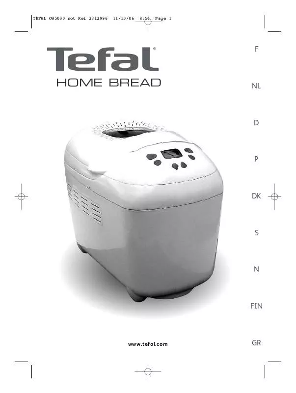 Mode d'emploi TEFAL OW500130