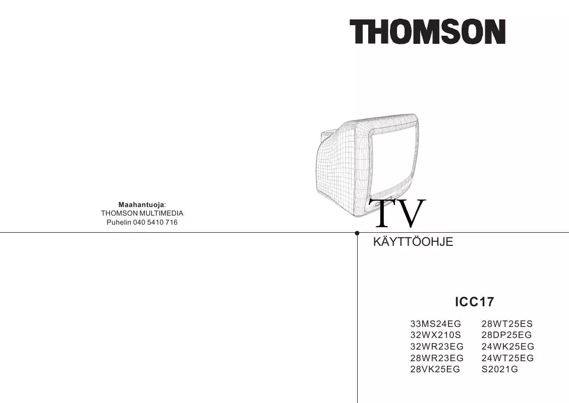 Mode d'emploi THOMSON 24WK25EG