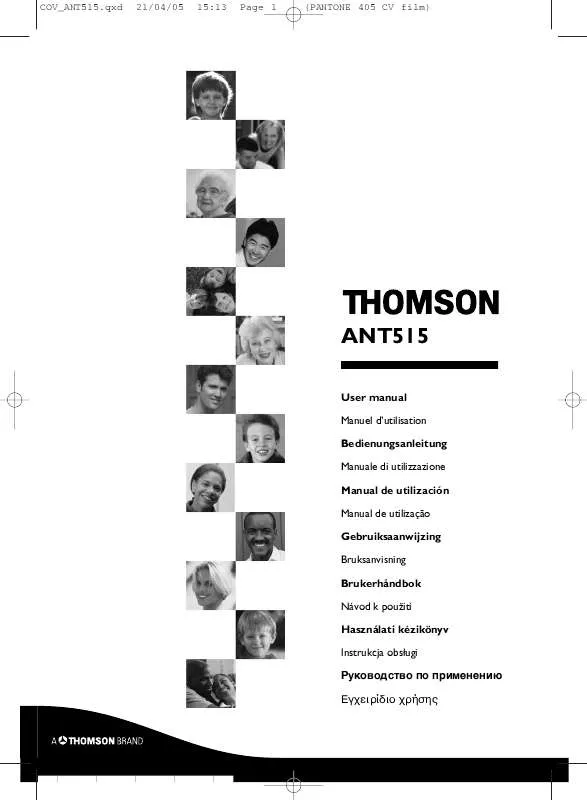 Mode d'emploi THOMSON ANT 515