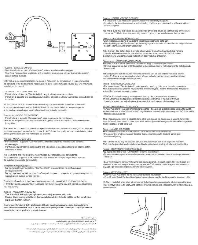 Mode d'emploi TNB ACDI034927