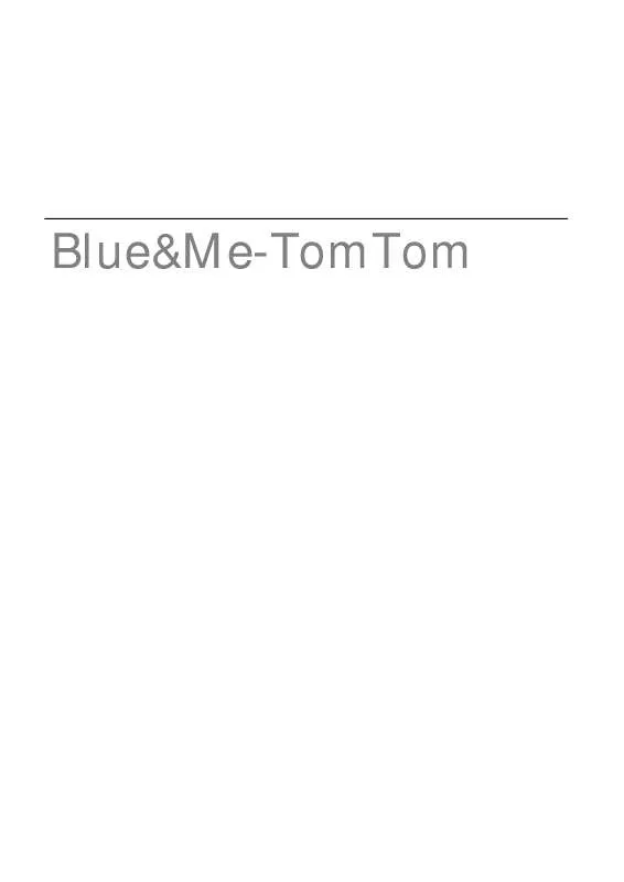 Mode d'emploi TOMTOM BLUE&ME