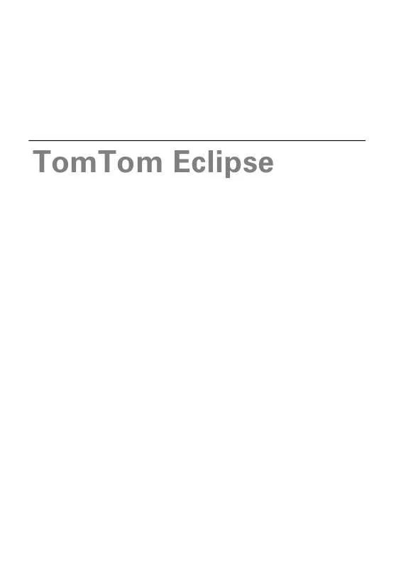 Mode d'emploi TOMTOM ECLIPSE (AVN2210P/AVN2227P)