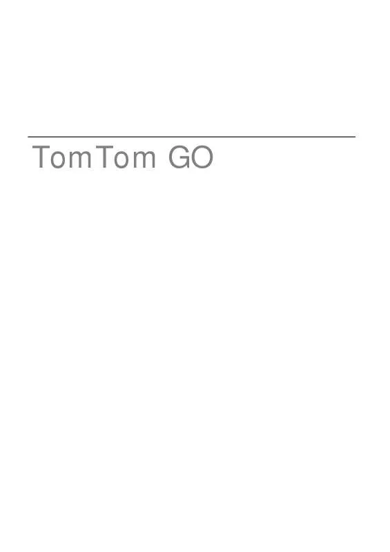 Mode d'emploi TOMTOM GO 930