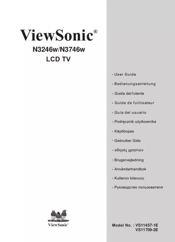 Mode d'emploi VIEWSONIC N3246W