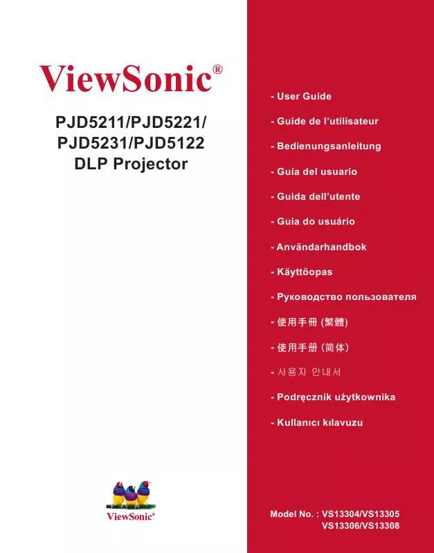 Mode d'emploi VIEWSONIC PJD5122